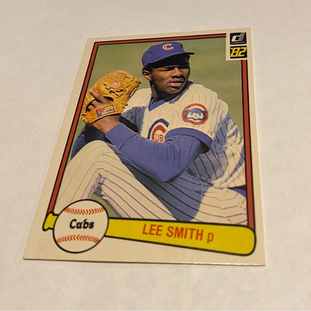 Lee Smith 1982 Rookie Donruss Baseball Card Vintage Collectible